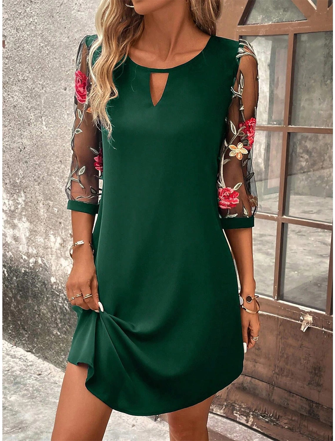 EleganceSophie™ – Robe Femme Longue Chic avec Détails Modernes