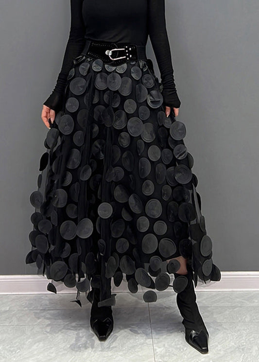 Jupe Fleurie Élégante en Tulle pour Femmes Longue - LuxeStyle