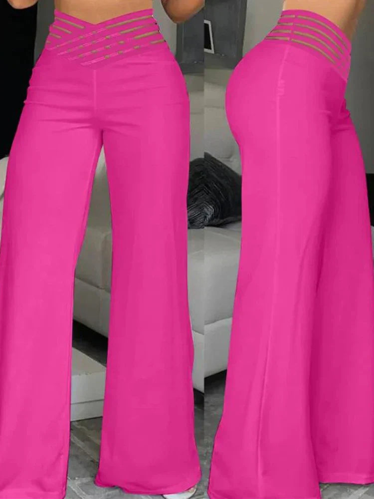 Pantalon Féminin Élégant Taille haute pour Femme | Parfait pour Travail et Soirée