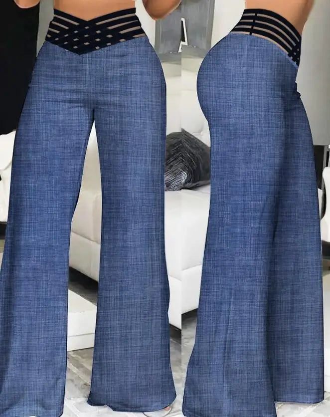 Pantalon Féminin Élégant Taille haute pour Femme | Parfait pour Travail et Soirée