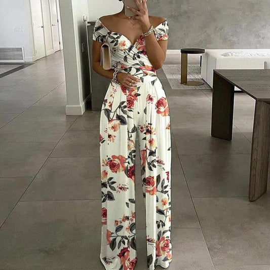 Robe Femme Épaules Décolletées Chic à Jupe Large et Ceinture - LuxeStyle