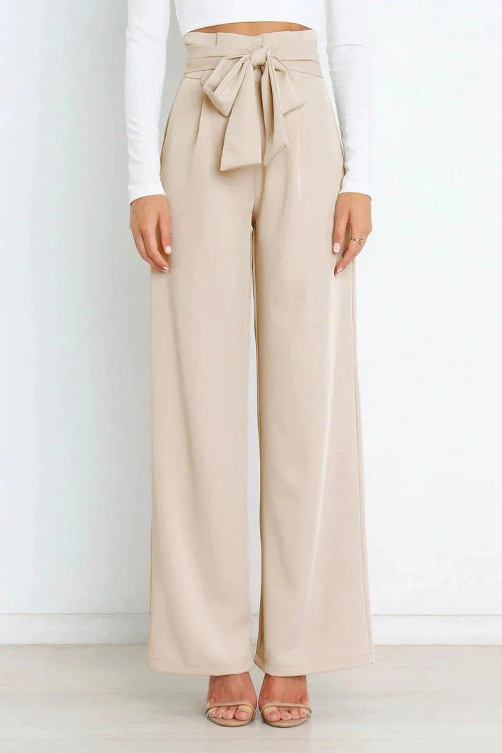 Pantalon Femme Élégant Taille Élevée - LuxeStyle