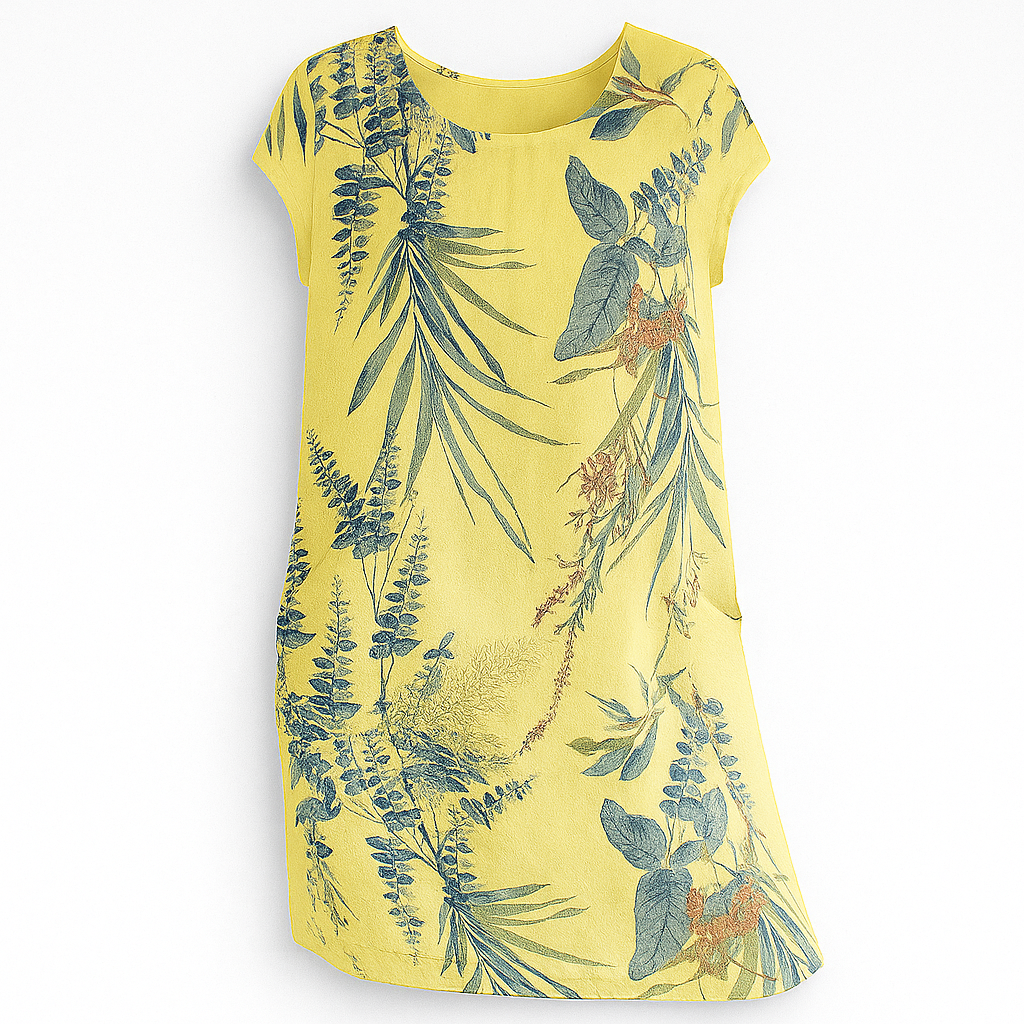Robe Été Fleurs Délicates pour Femme