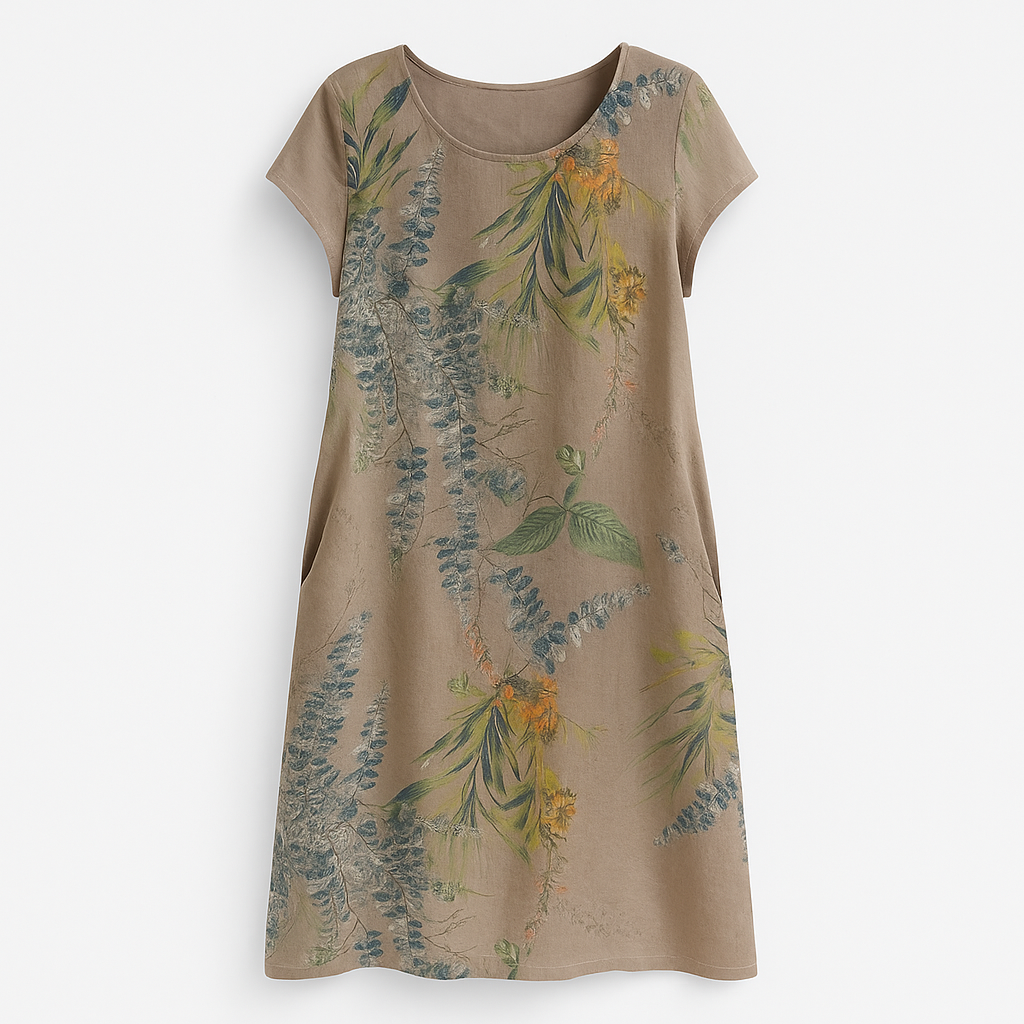 Robe Été Fleurs Délicates pour Femme