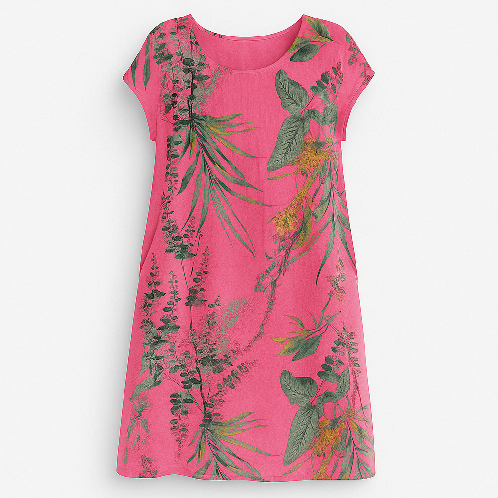 Robe Été Fleurs Délicates pour Femme