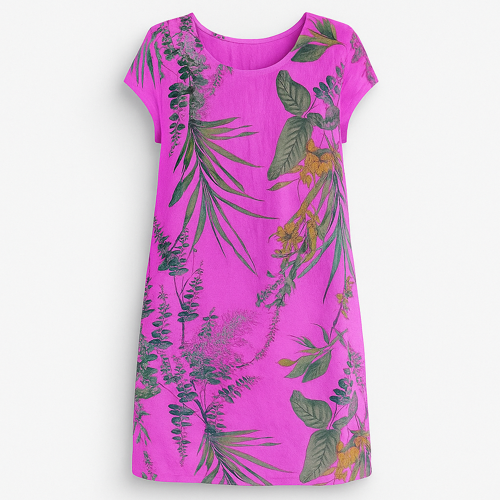 Robe Été Fleurs Délicates pour Femme
