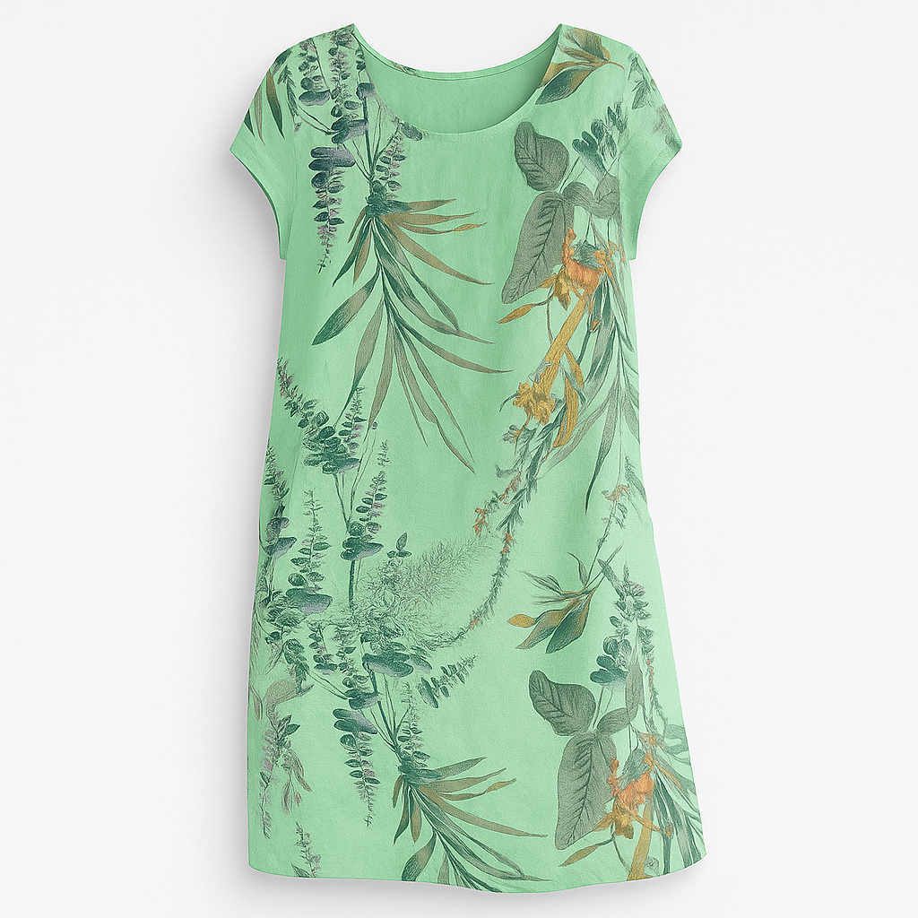 Robe Été Fleurs Délicates pour Femme