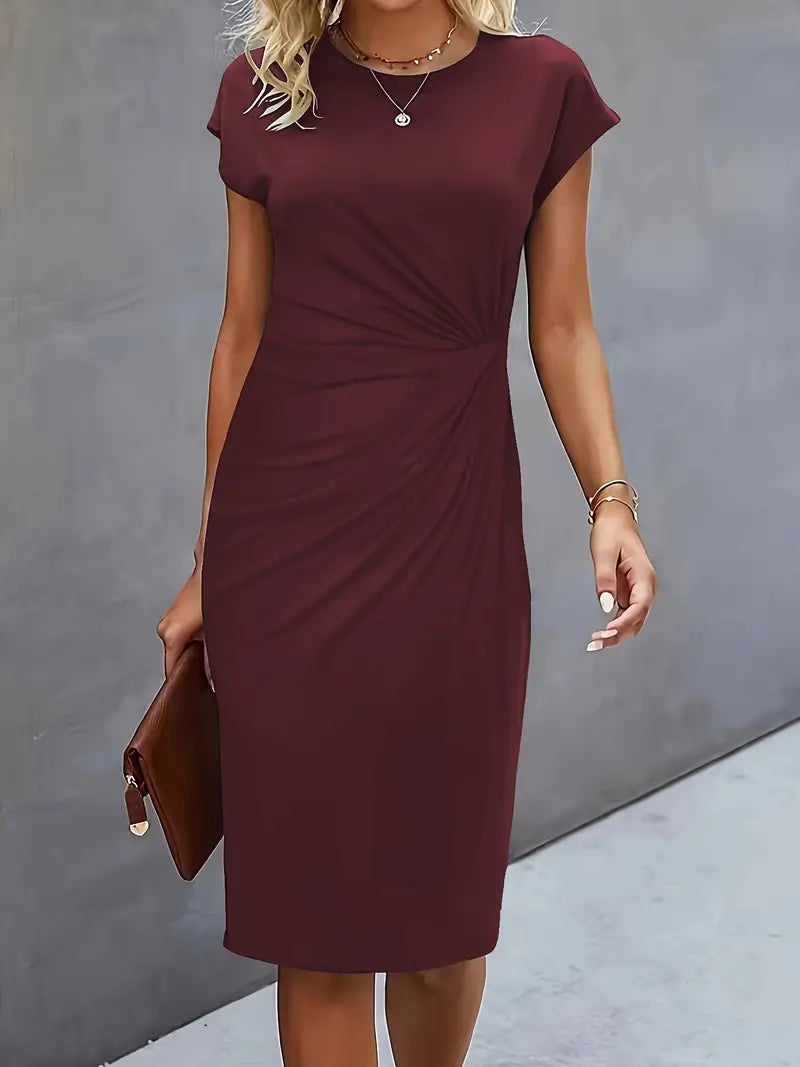 Robe Féminine Mi-Longue Élégante pour Femme