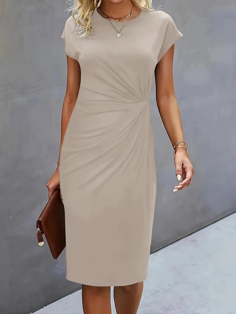 Robe Féminine Mi-Longue Élégante pour Femme
