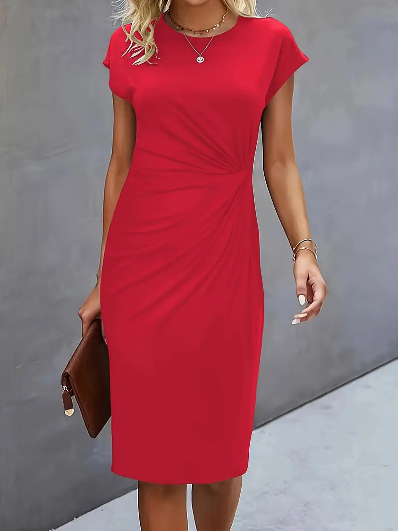 Robe Féminine Mi-Longue Élégante pour Femme
