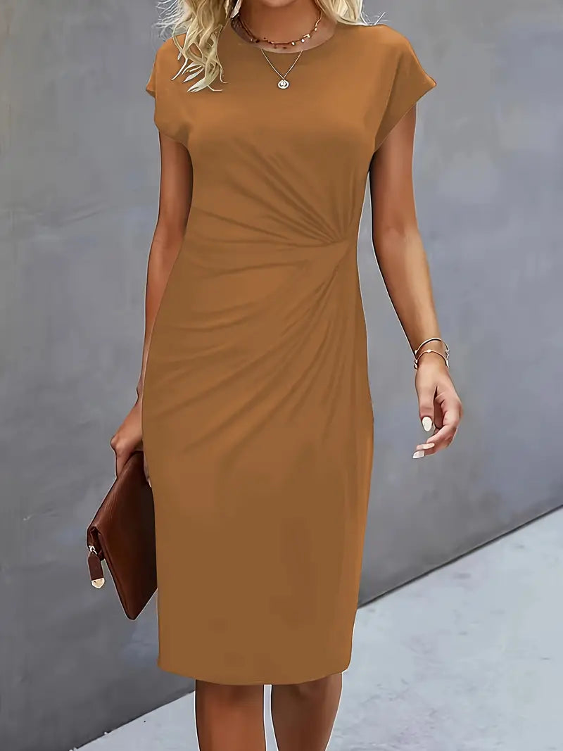 Robe Féminine Mi-Longue Élégante pour Femme