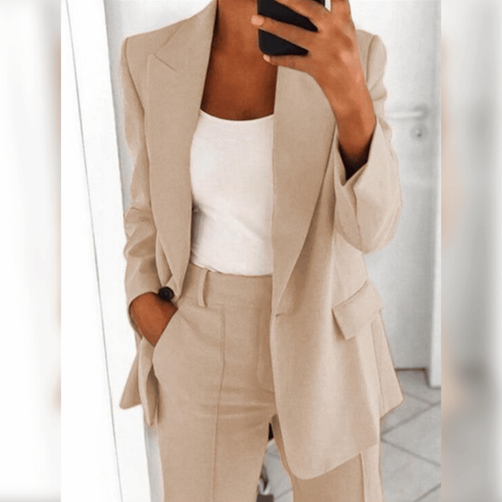 Costume Homme Élégant 2 Pièces Slim Fit