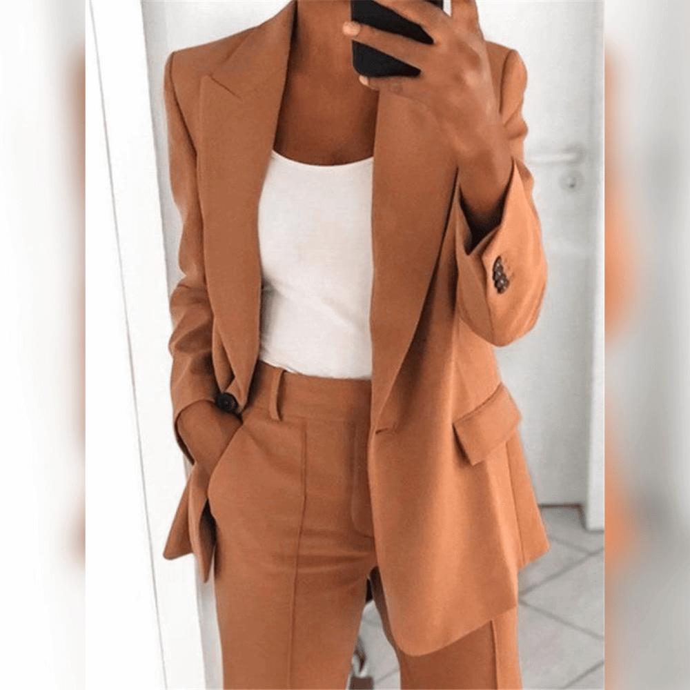 Costume Homme Élégant 2 Pièces Slim Fit