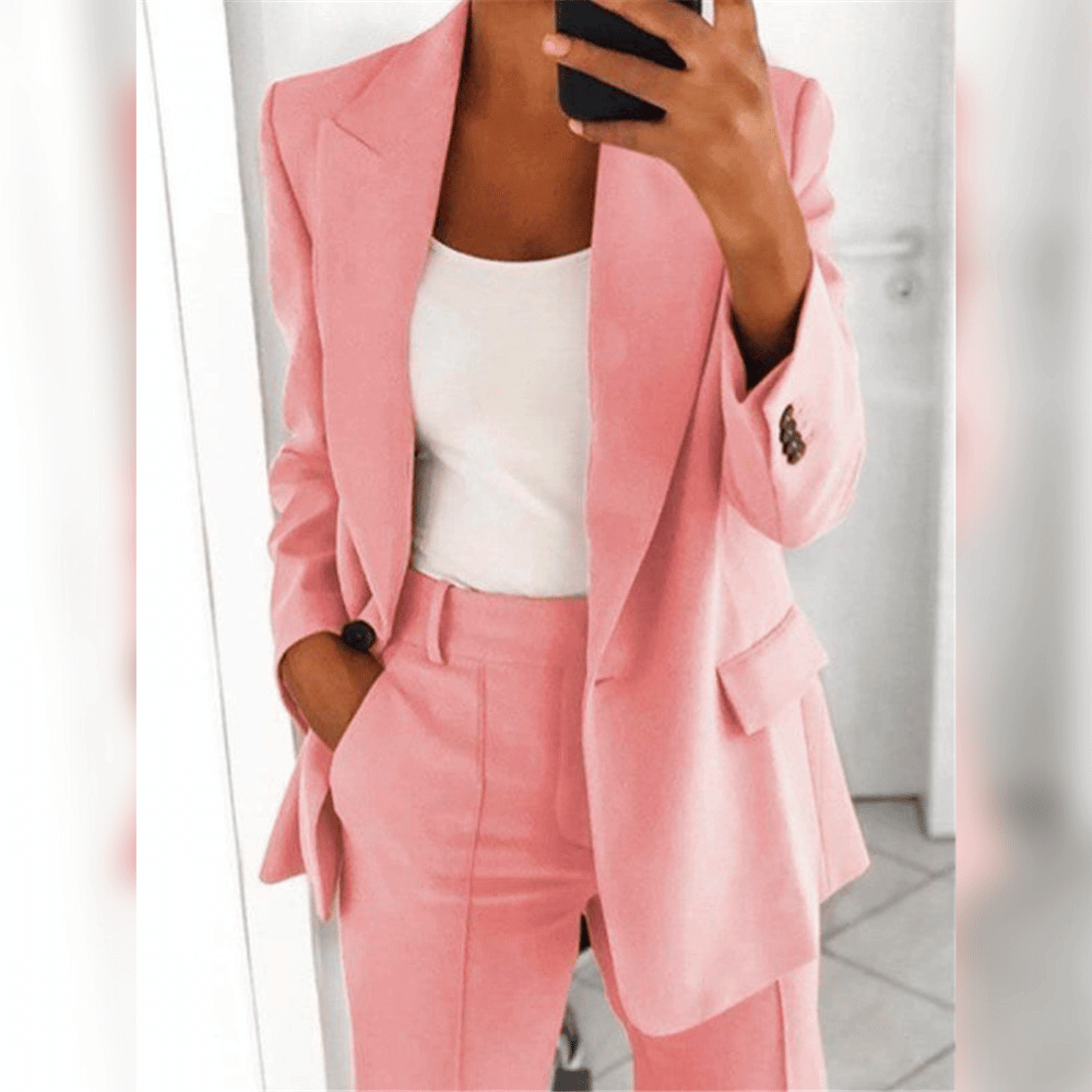 Costume Homme Élégant 2 Pièces Slim Fit