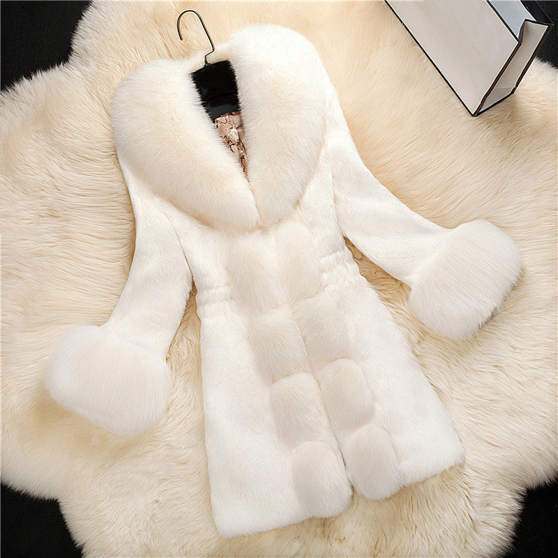 Manteau Élégant Hiver Femme avec Col Raffiné - LuxeStyle