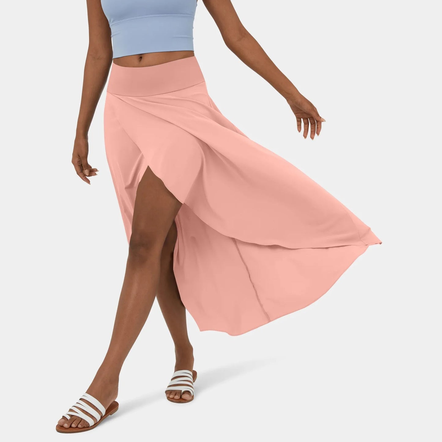 Jupe Maxi Élégante Miel pour Femme