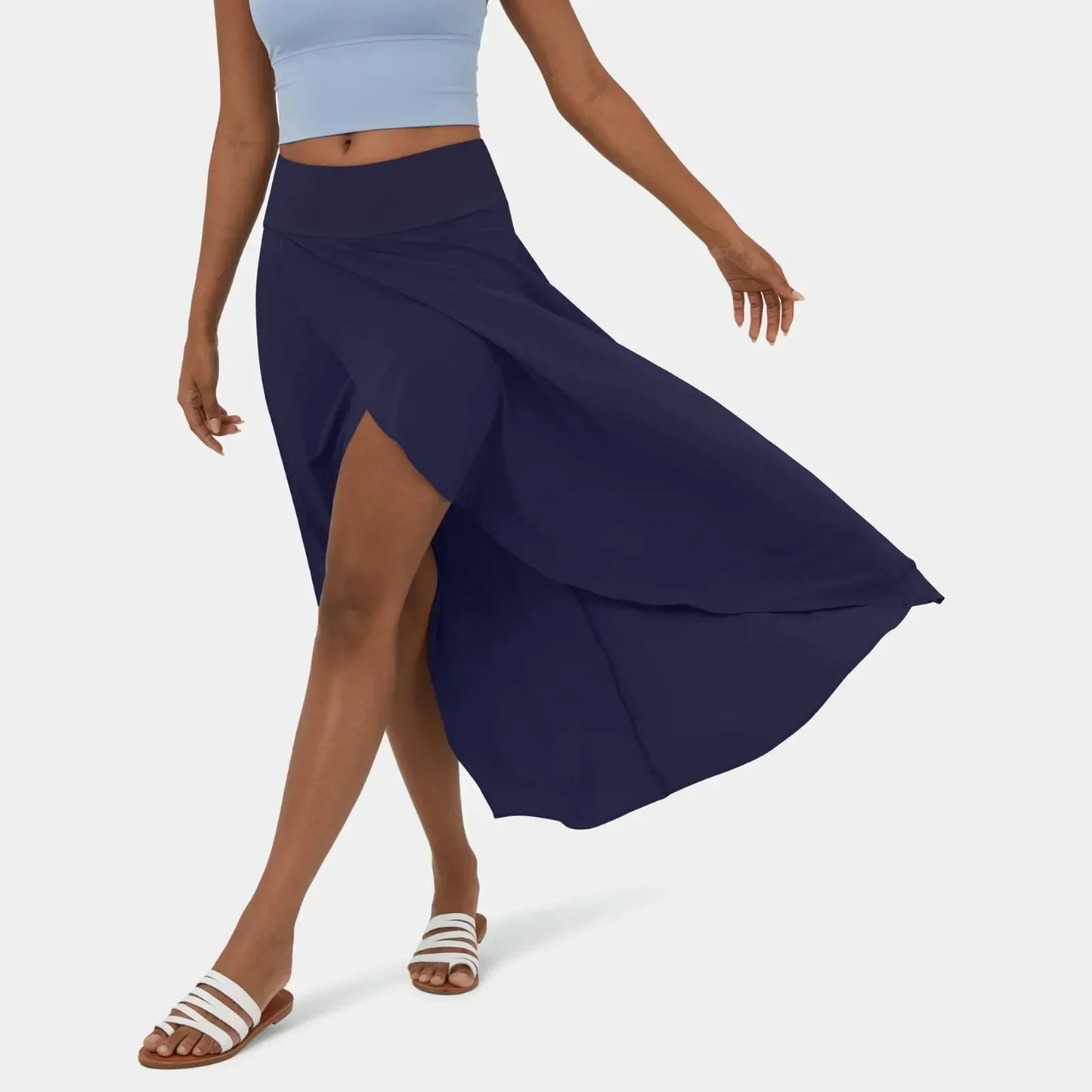 Jupe Maxi Élégante Miel pour Femme
