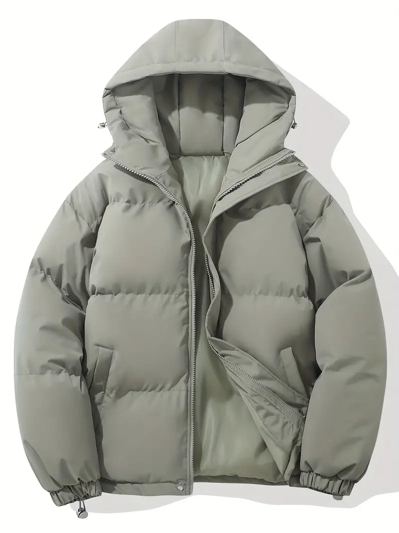 Veste hivernale à capuche élégante et chaudement isolée