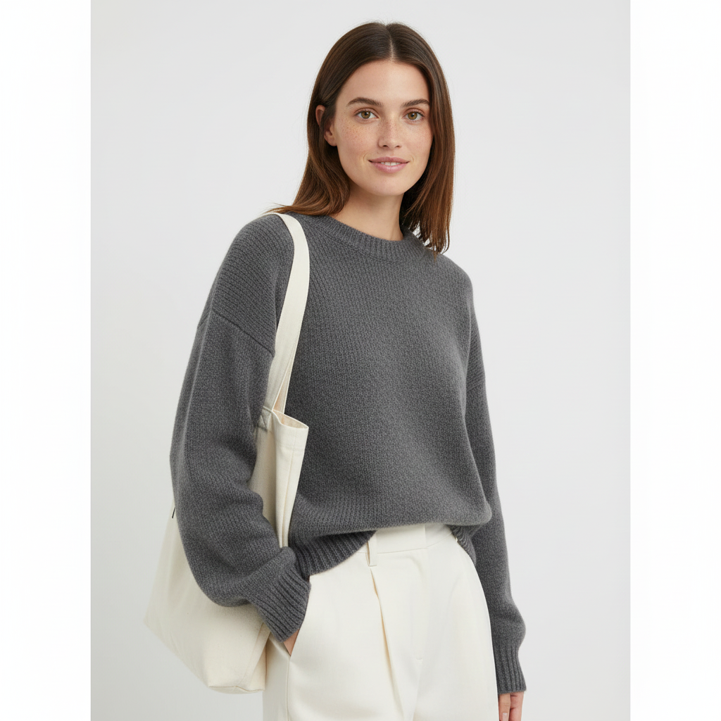Pull Femme Grande Taille – Tricot Doux, Coupe Détendue & Chic Féminin