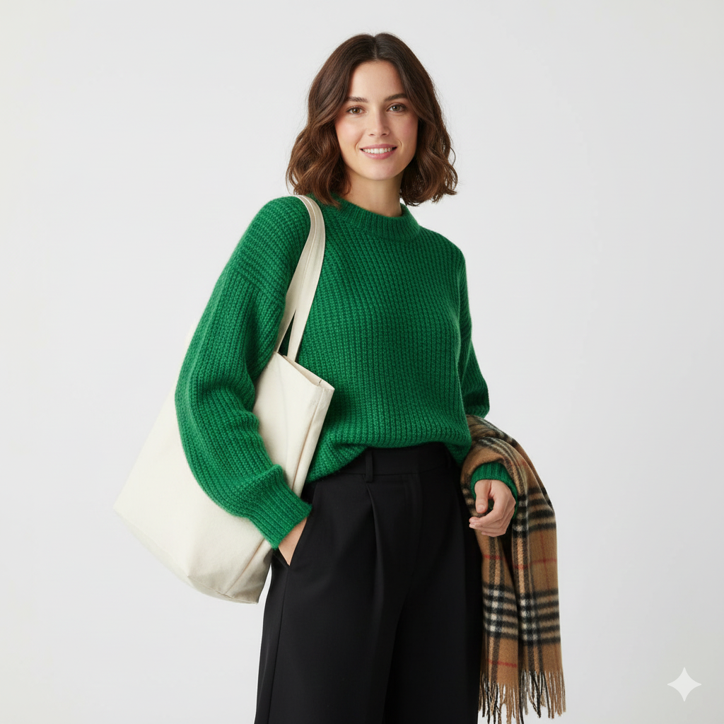 Pull Femme Grande Taille – Tricot Doux, Coupe Détendue & Chic Féminin