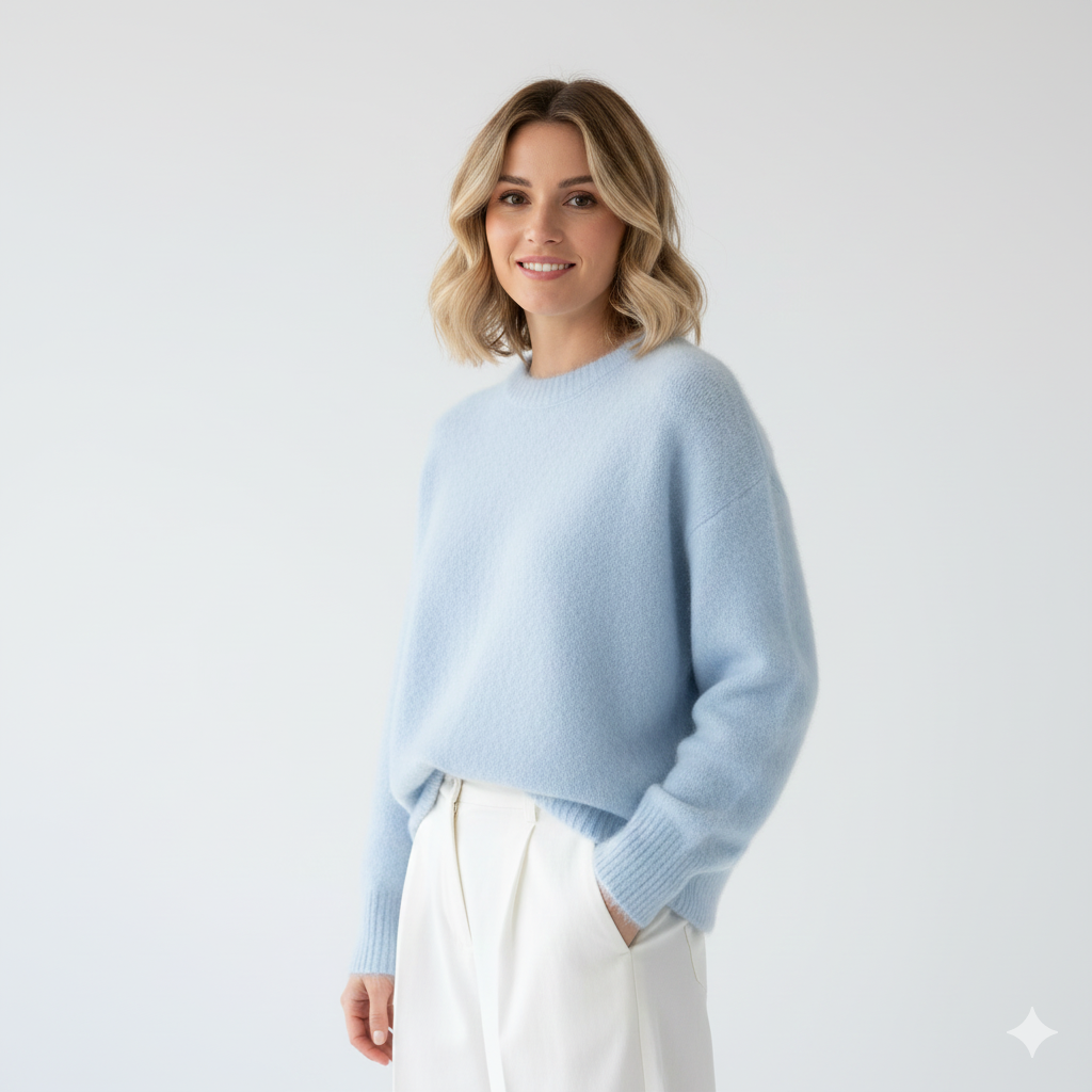 Pull Femme Grande Taille – Tricot Doux, Coupe Détendue & Chic Féminin
