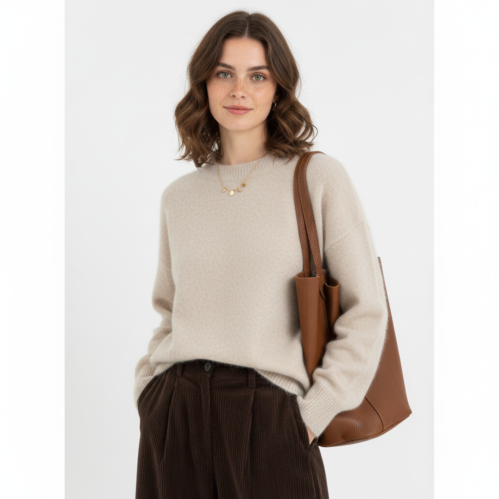 Pull Femme Grande Taille – Tricot Doux, Coupe Détendue & Chic Féminin