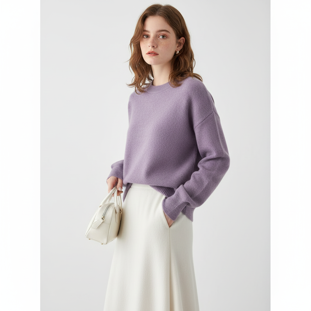 Pull Femme Grande Taille – Tricot Doux, Coupe Détendue & Chic Féminin