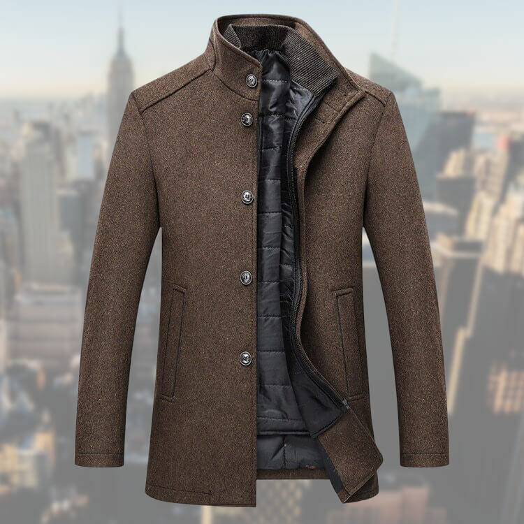 Veste Hiver Élégante Homme à Boutons pour Tous Les Jours - LuxeStyle