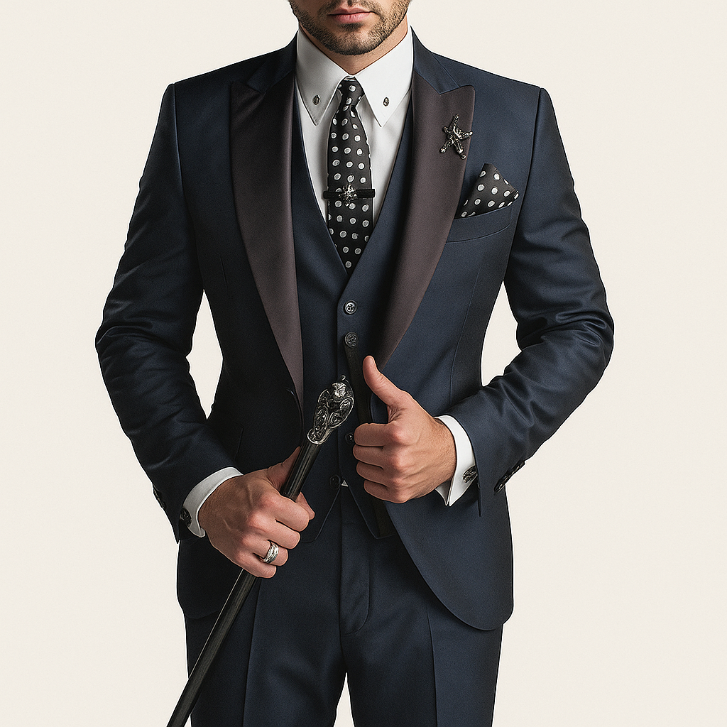 Costume Homme Élégant Rouge Bourgogne avec Cravate Noire