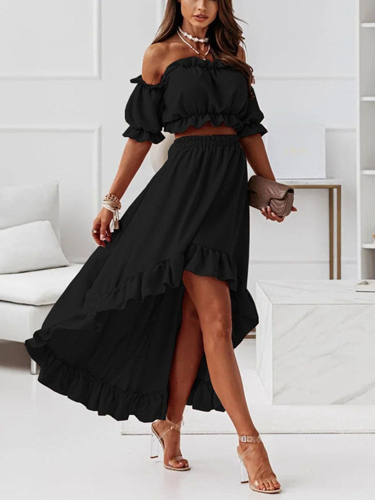 Robe de soirée noire élégante dos nu pour femmes - LuxeStyle