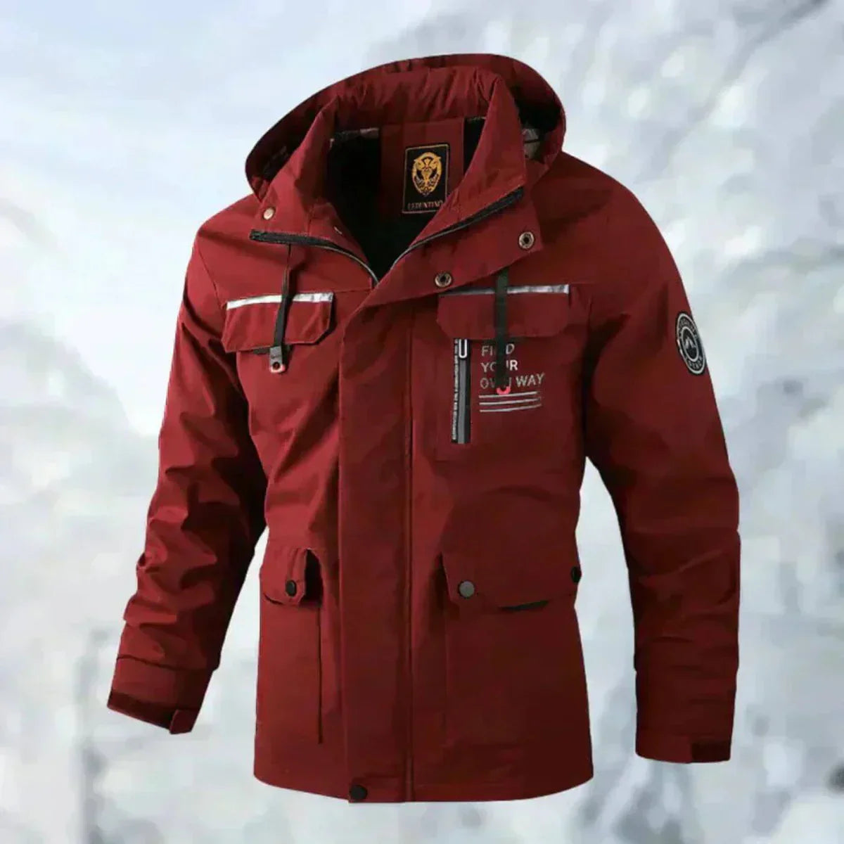 Veste Homme Imperméable Élégante pour Hiver