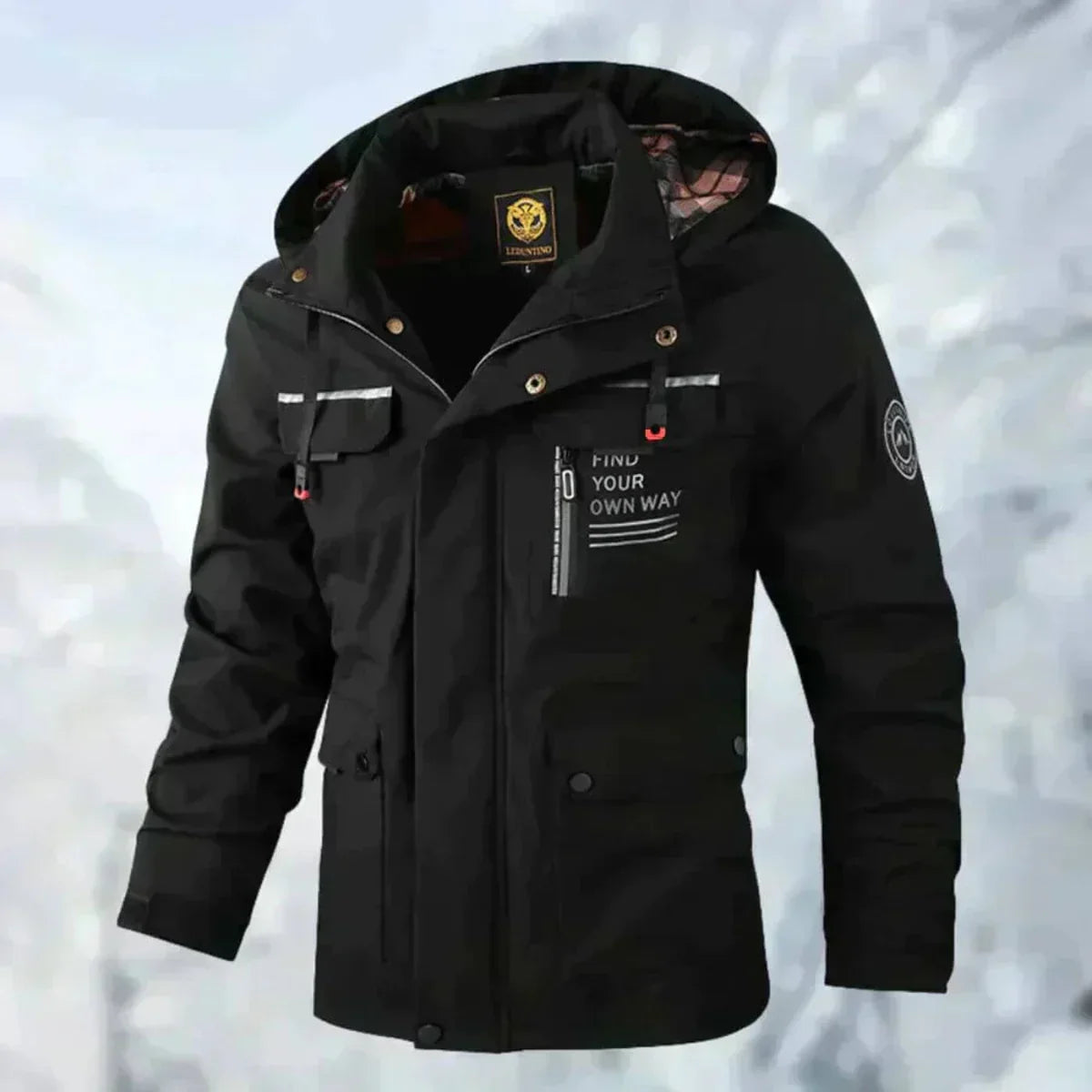Veste Homme Imperméable Élégante pour Hiver