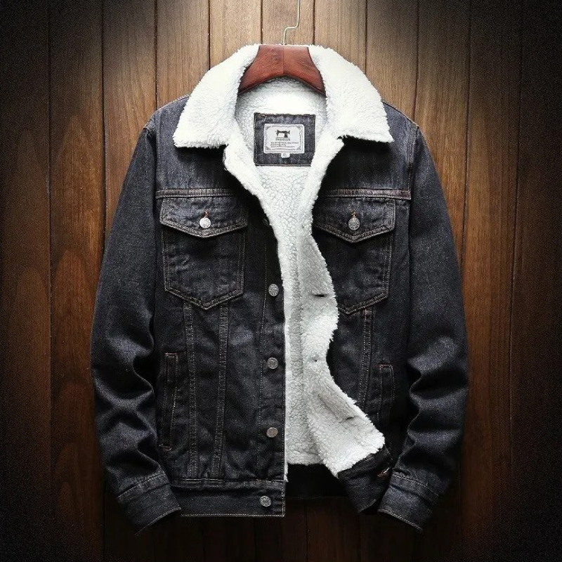 Veste Jean Homme Hivernale Chaude
