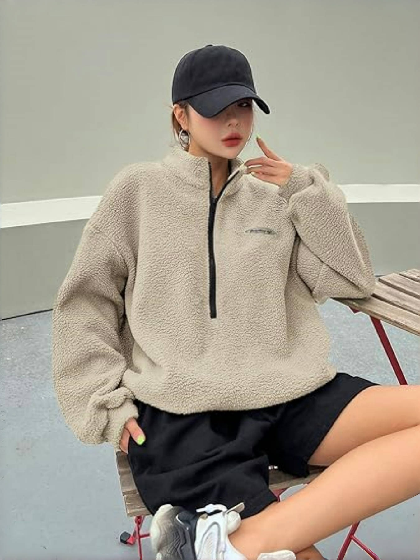 Sweat à Capuche Féminin Hiver