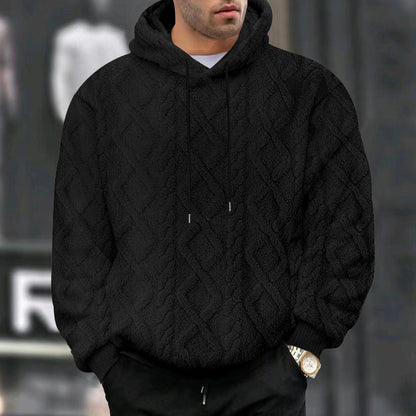 Sweat à Capuche Homme – Fleece Doux et Chaud avec Coupe Détendue et Look Actuel