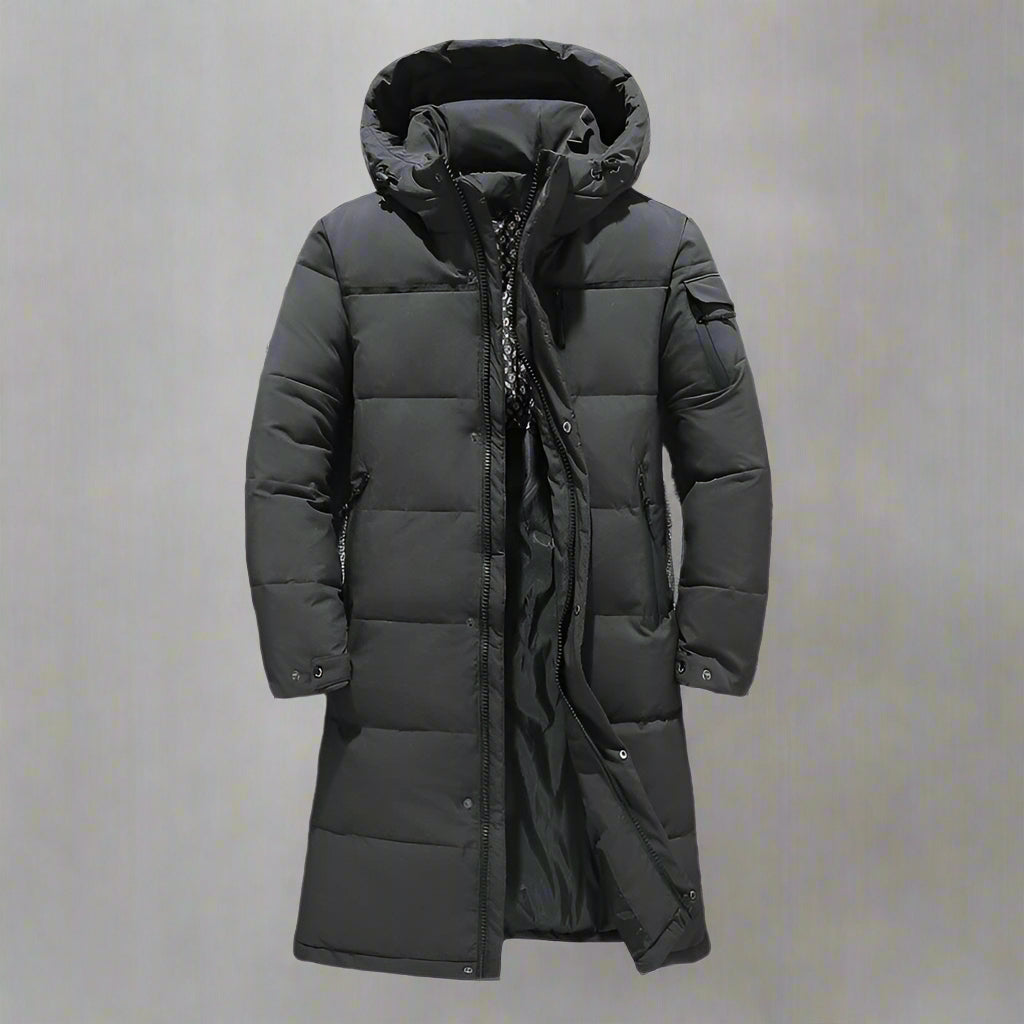 Manteau Hiver Homme à Capuche Zippé