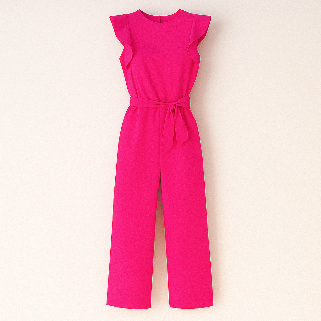 Robe Été Femme Beige Décolletée avec Ceinture