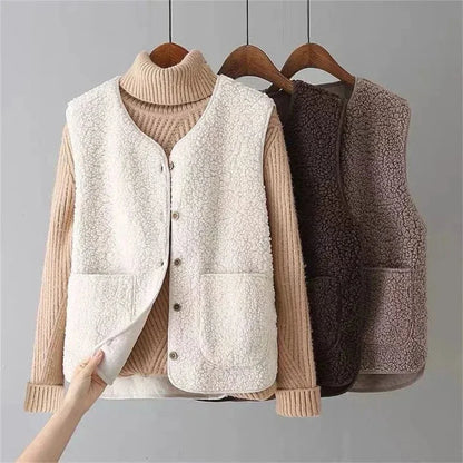 Gilet Élégant Sans Manches pour Femme | Parfait pour les Couches en Automne et Hiver - LuxeStyle