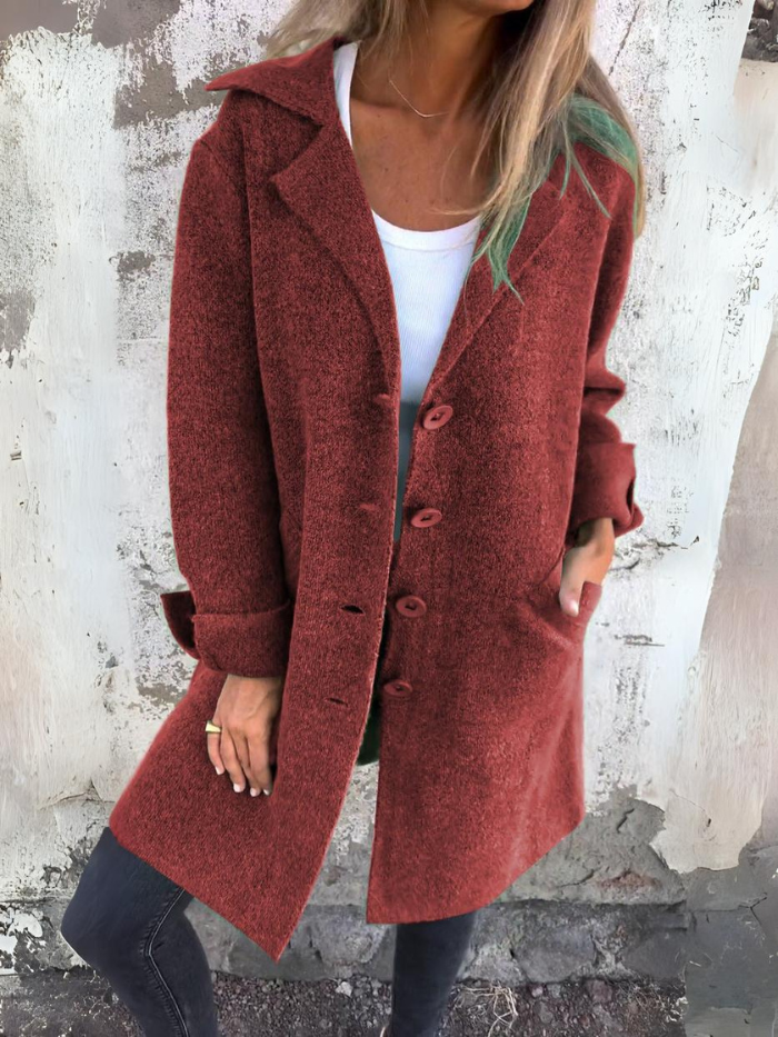 Manteau Femme Printemps Chic - Laine Douce et Légère pour Demi-Saison