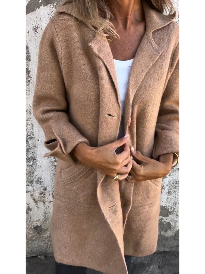 Manteau Femme Printemps Chic - Laine Douce et Légère pour Demi-Saison