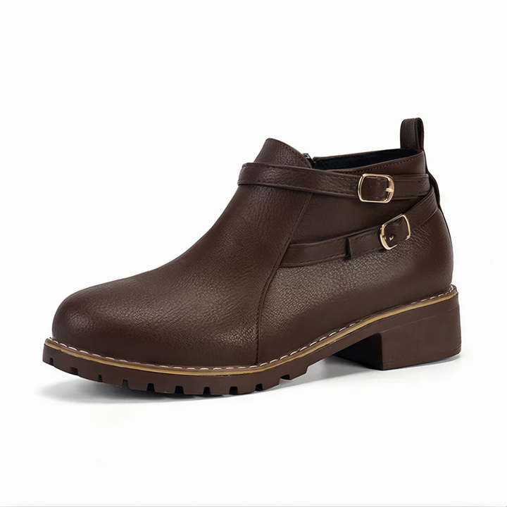 Bottines Femmes Confort Chaussures à Talon Bas