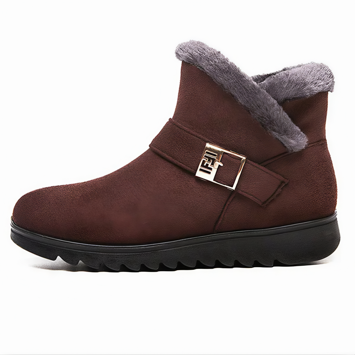 Bottes Hiver Simili Fourrure Féminines