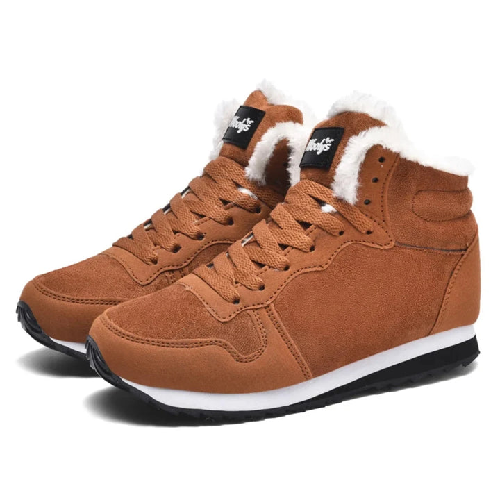 Bottines Femmes Chaussures à Talon avec Doublure Peluche