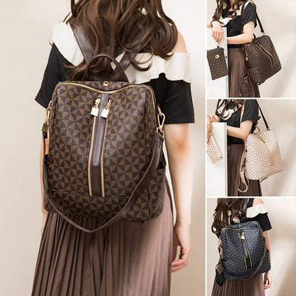 Sac à dos Femme Cuir Simili Imprimé Floral - LuxeStyle
