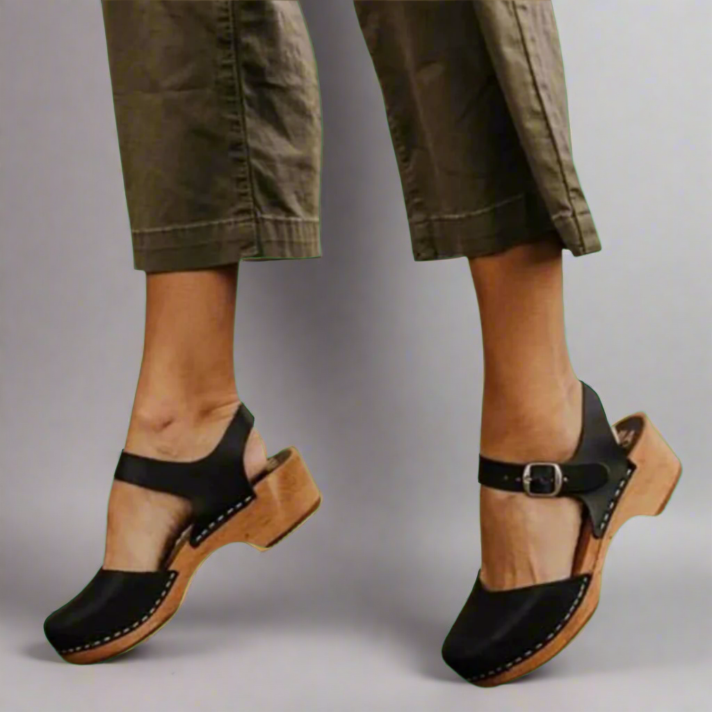 Chaussures Hauts Talons Cuir Brun Élégantes