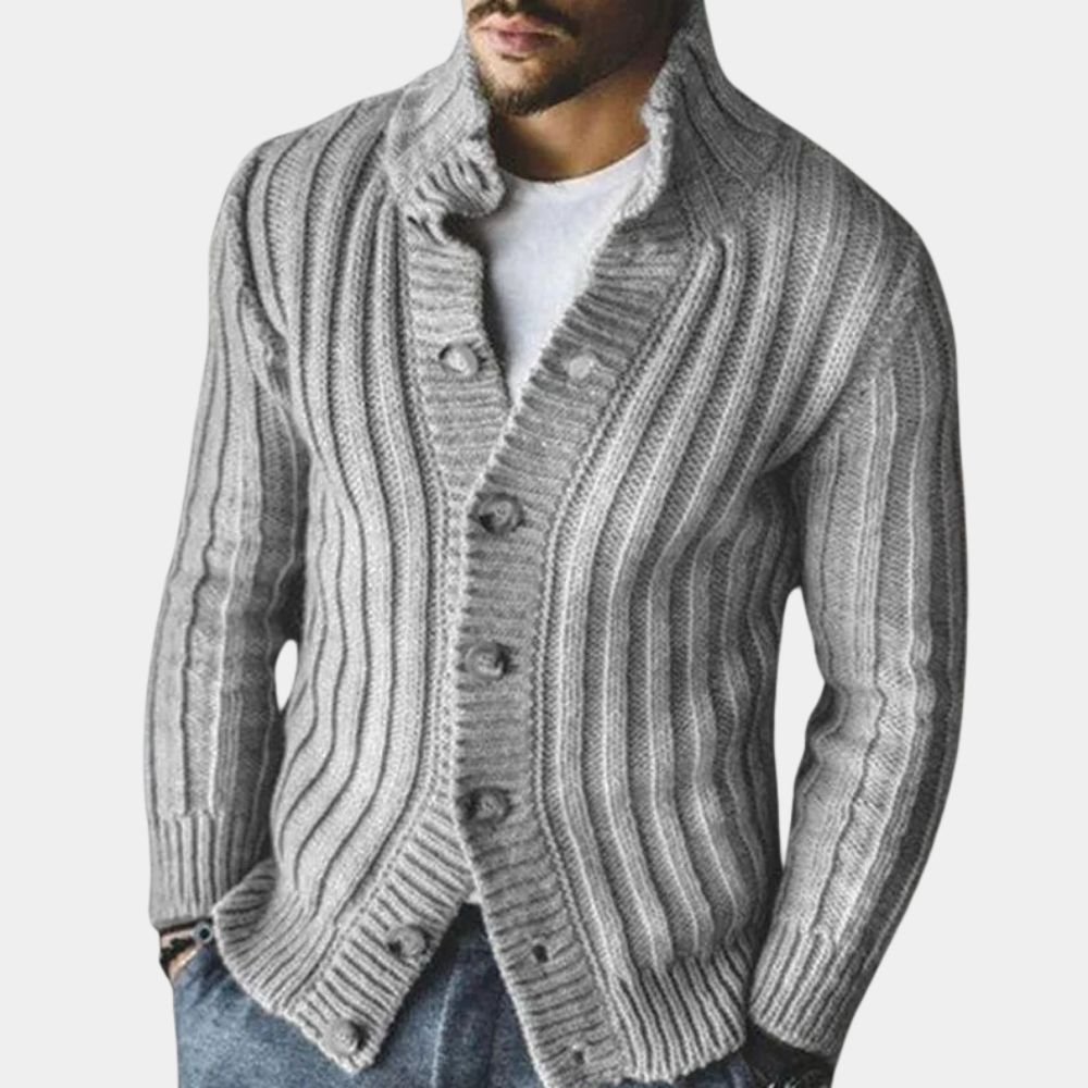 ETHAN - Cardigan d'Hiver Tricoté pour Hommes