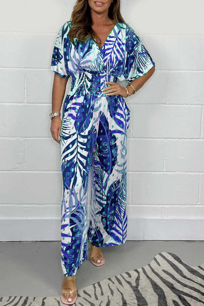 Combinaison Été Femme - Robe Floral Élégante et Confortable