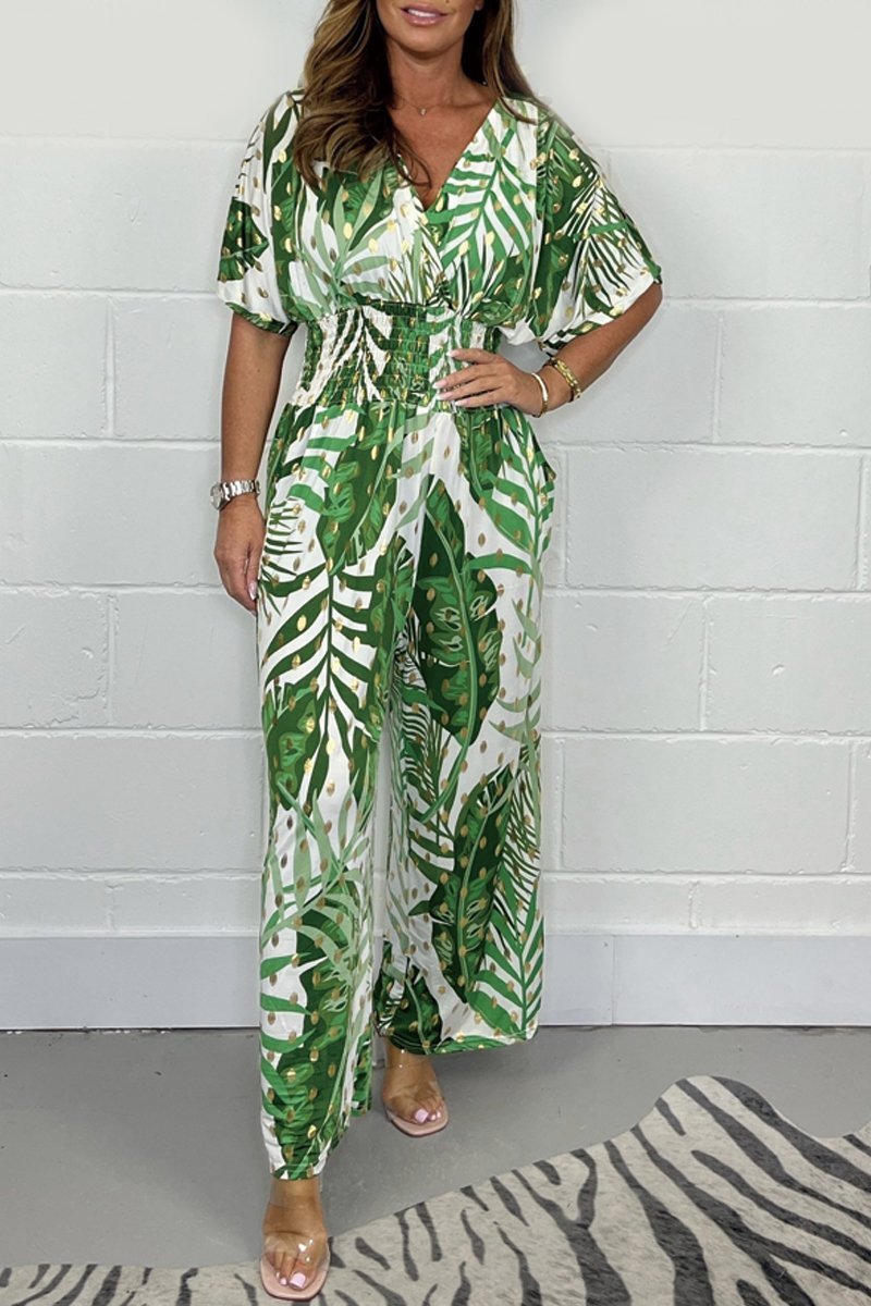 Combinaison Été Femme - Robe Floral Élégante et Confortable - LuxeStyle