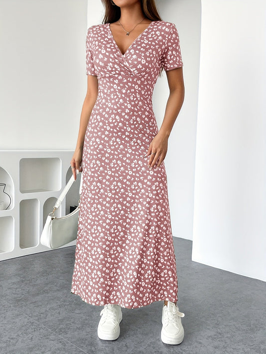Robe Été Femmes Fleurs – Robe Longue Légère Élégante pour Dame - LuxeStyle