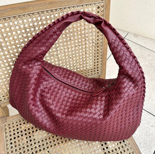 Sac à Main Tressé Chic pour Femme - LuxeStyle